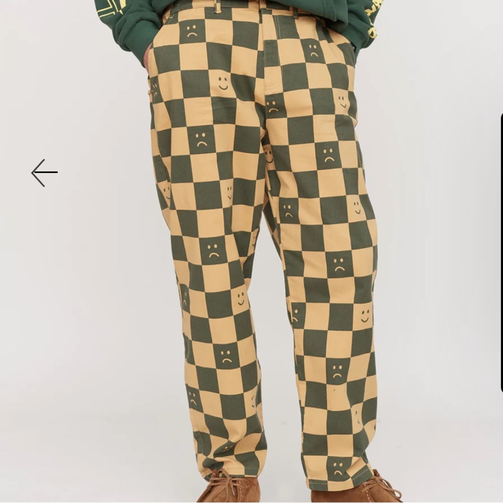 lazy oaf checkerboard pants
